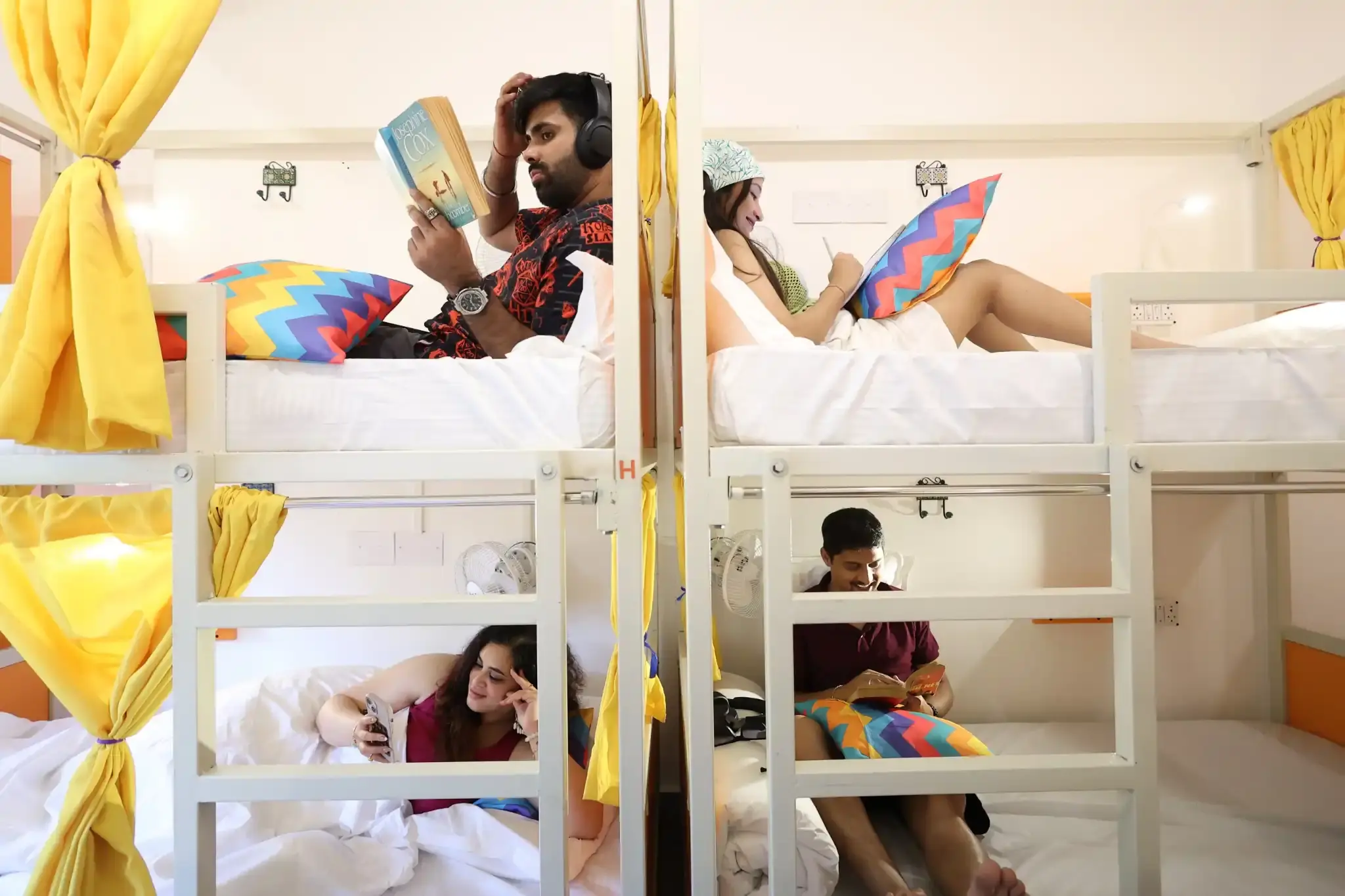 Modern coliving space near Bangalore, HSR Layout, Delhi, and Gurgaon with 24/7 food and social common areas